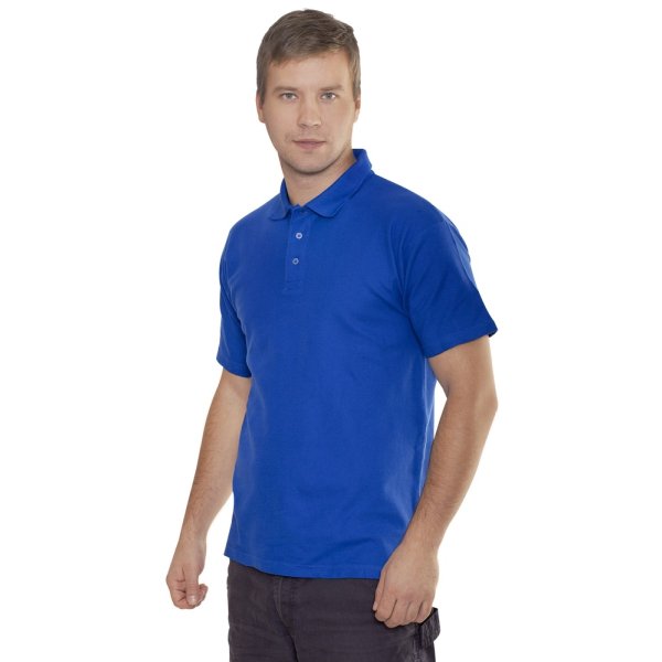 Рубашка поло ProfLineBase (тк.Пике,180), васильковый
