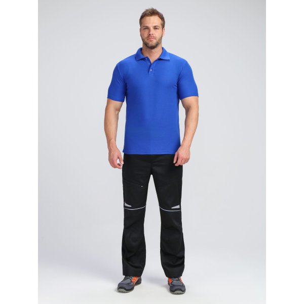 Рубашка поло ProfLineBase (тк.Пике,180), васильковый