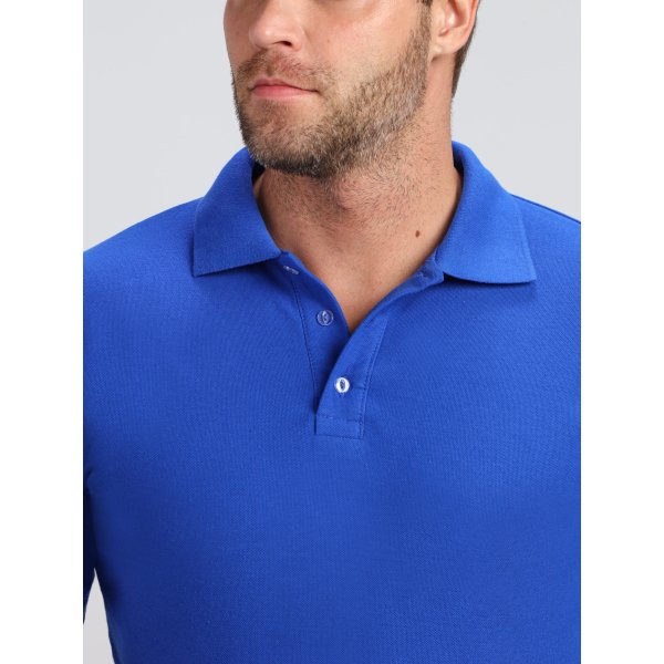 Рубашка поло ProfLineBase (тк.Пике,180), васильковый