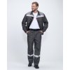 Костюм Флофт-1 Премиум СОП (тк.Смесовая,240) брюки, т.серый/серый/красный