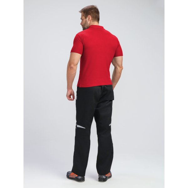 Рубашка поло ProfLineBase (тк.Пике,180), красный