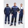 Костюм ProfLineBase-2 (тк.Твил,210) п/к, т.синий/черный/васильковый