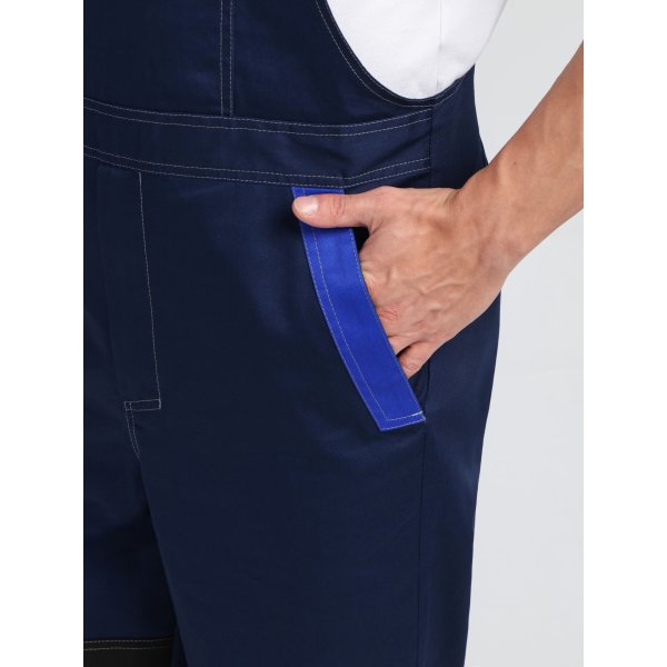 Костюм ProfLineBase-2 (тк.Твил,210) п/к, т.синий/черный/васильковый