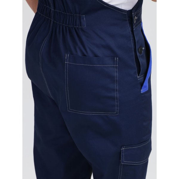 Костюм ProfLineBase-2 (тк.Твил,210) п/к, т.синий/черный/васильковый