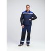 Костюм ProfLineBase-2 (тк.Твил,210) п/к, т.синий/черный/васильковый