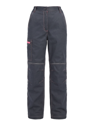 Брюки женские ProfLineSpecialist (тк.Смесовая,240), серый/розовый