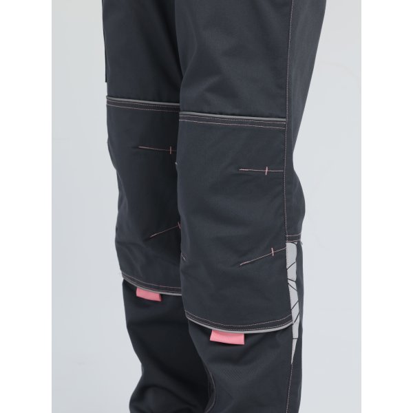 Брюки женские ProfLineSpecialist (тк.Смесовая,240), серый/розовый