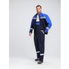 Костюм Бриготек-2 СОП (тк.Смесовая,260) п/к, т.синий/васильковый