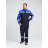 Костюм Бриготек-2 СОП (тк.Смесовая,260) п/к, т.синий/васильковый