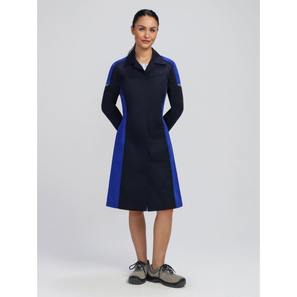 Халат женский ProfLineSpecialist (тк.Смесовая,240), т.синий/васильковый