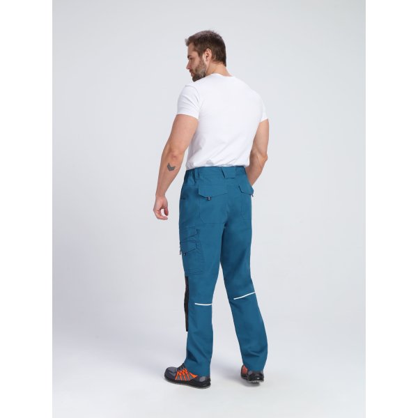 Костюм ProfLineSpecialist-1 (тк.РипСтоп,240) брюки, циан/черный