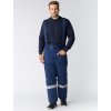 Костюм зимний Труженик-Ультра-1 СОП  (тк.Смесовая,210) брюки, т.синий/васильковый