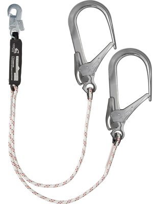 Строп VENTO™ веревочный двойной с амортизатором aB22 110 и с карабинами vpro 0258, vnt aB22 110