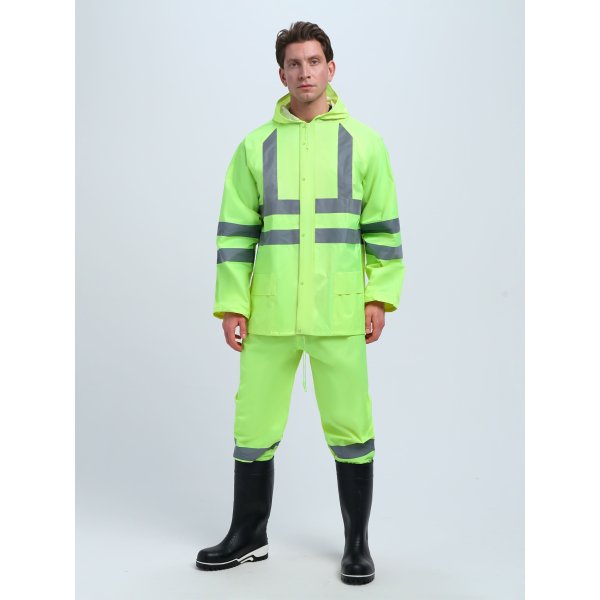 Костюм влагозащитный сигнальный ProfLineSpecialist СОП (ПВХ,210), желтый