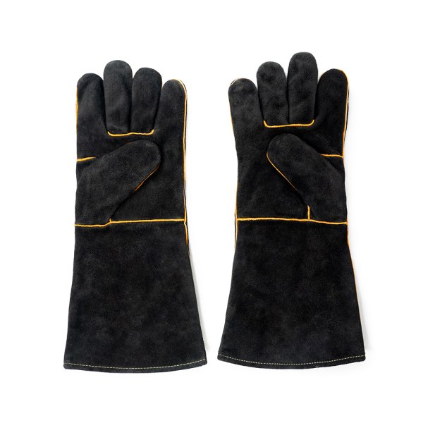 Перчатки (краги) спилковые термозащитные ProfLineLeader, черный