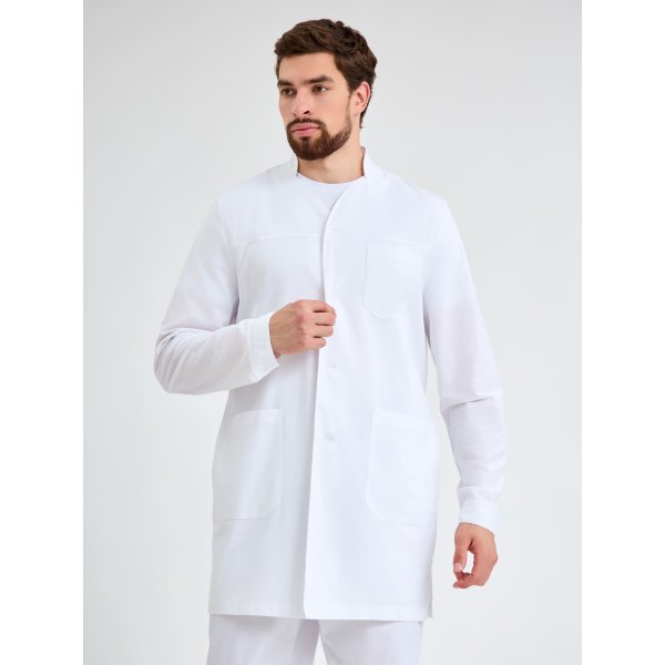 Халат мужской Глеб (тк.Смесовая,150), белый