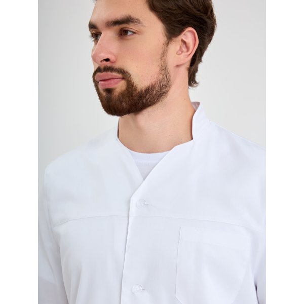 Халат мужской Глеб (тк.Смесовая,150), белый