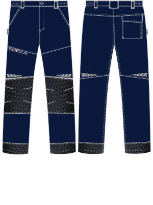 Брюки ProfLineSpecialist (тк.Смесовая,240), т.синий