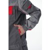 Костюм Союз-Профессионал-1 (тк.Балтекс,240) брюки, т.серый/св.серый/красный