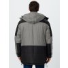 Куртка зимняя Премиум CH (тк.Мембрана), т.серый меланж/черный