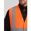 Жилет сигнальный ProfLineBase СОП-4 (тк.Полиэфир,100), оранжевый