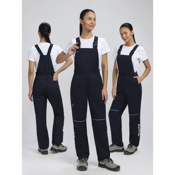 Полукомбинезон женский ProfLineSpecialist (тк.Смесовая,240), т.синий/васильковый