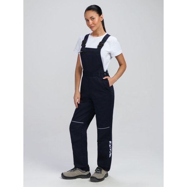 Полукомбинезон женский ProfLineSpecialist (тк.Смесовая,240), т.синий/васильковый