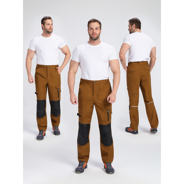 Брюки ProfLineSpecialist (тк.РипСтоп,240), коричневый/черный