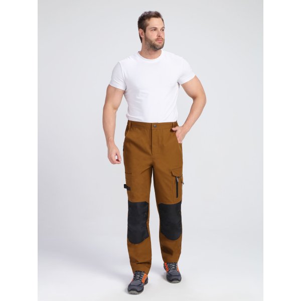 Брюки ProfLineSpecialist (тк.РипСтоп,240), коричневый/черный