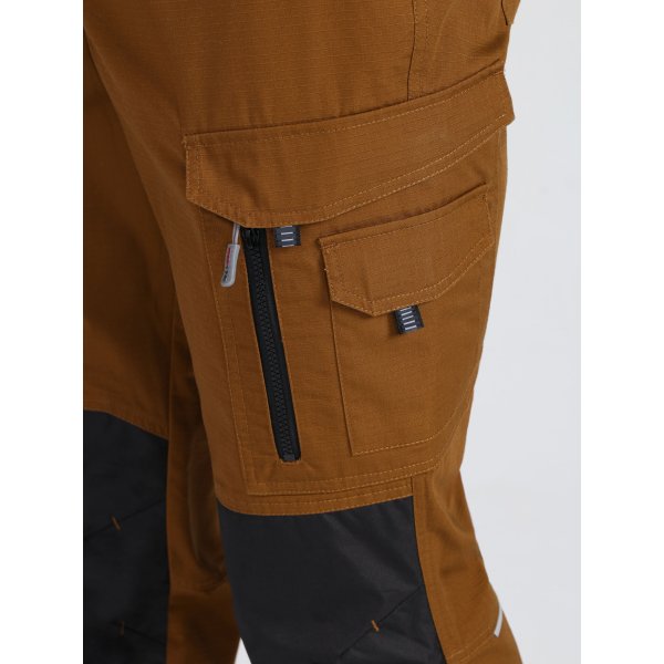 Брюки ProfLineSpecialist (тк.РипСтоп,240), коричневый/черный