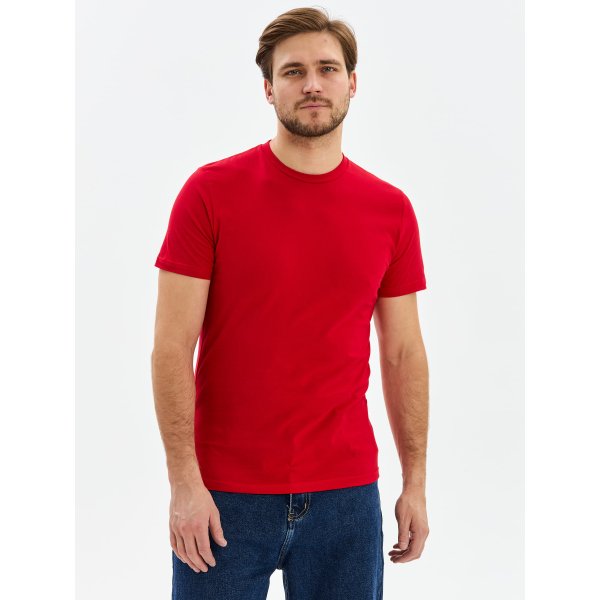 Футболка ProfLineBase (тк.Трикотаж,160), красный/2