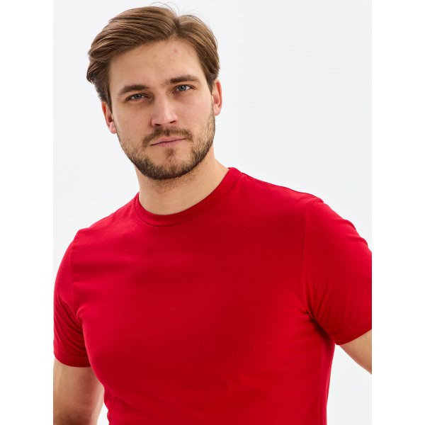 Футболка ProfLineBase (тк.Трикотаж,160), красный/2