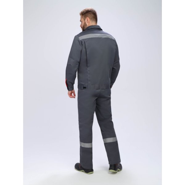 Костюм Флофт-2 СОП (тк.Смесовая,210) п/к, т.серый/серый