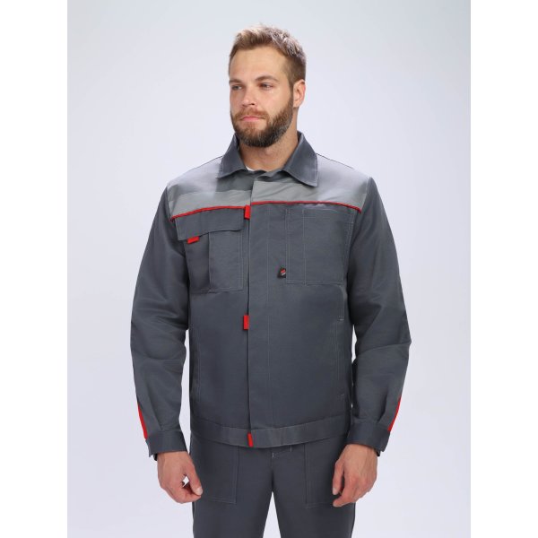 Костюм Флофт-2 СОП (тк.Смесовая,210) п/к, т.серый/серый