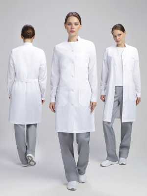 Халат женский Карина (тк.Панацея,150), белый