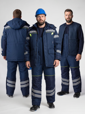 Костюм зимний ProflineSpecialist (тк.Мембрана) п/к, т.синий