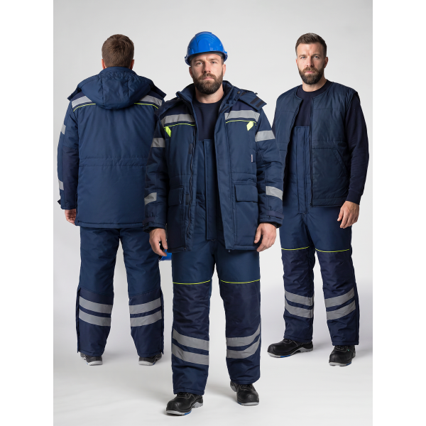 Костюм зимний ProfLineSpecialist (тк.Мембрана) п/к, т.синий