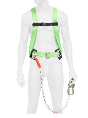 Привязь удерживающая УПС 2 ВД с канатом 1,5м (с размерами)