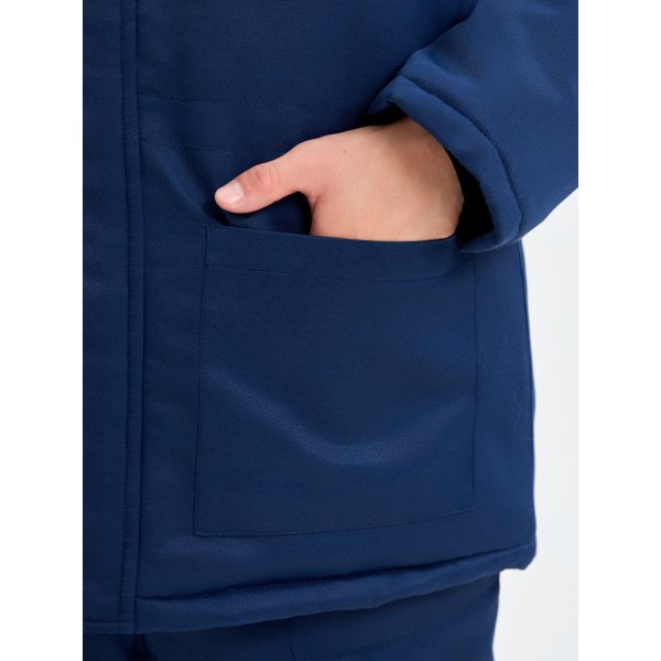 Костюм зимний Труженик-Ультра-2 СОП (тк.Смесовая,210) п/к, т.синий/васильковый