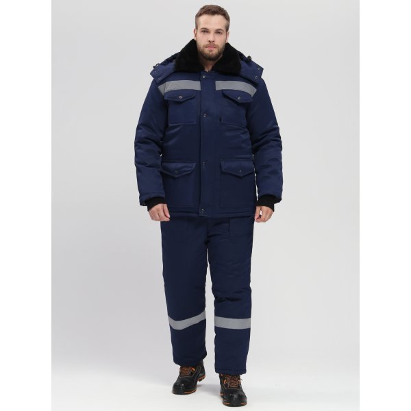 Костюм зимний Мерак-2 СОП (тк.Смесовая,210) п/к, т.синий