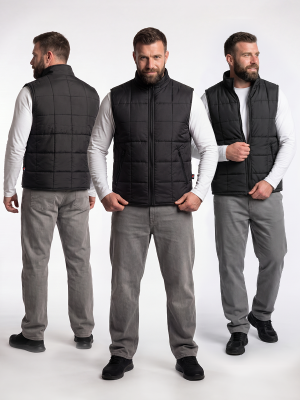 Жилет утепленный Офис (тк.Дюспо), черный