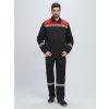 Костюм Лигор-2 СОП (тк.Смесовая,210) п/к, черный/красный