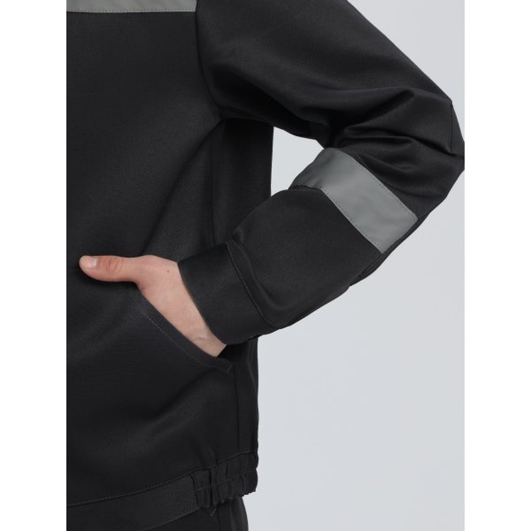 Костюм Лигор-2 СОП (тк.Смесовая,210) п/к, черный/красный