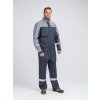 Костюм Бриготек-2 СОП (тк.Смесовая,260) п/к, т.серый/св.серый