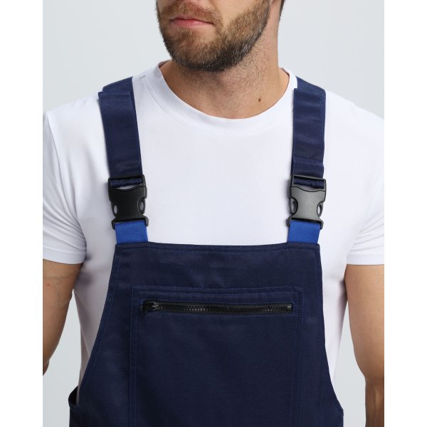 Костюм Нейч-2 СОП с капюшоном (тк.Смесовая,210) п/к, т.синий/васильковый