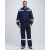 Костюм Нейч-2 СОП с капюшоном (тк.Смесовая,210) п/к, т.синий/васильковый
