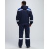 Костюм Нейч-2 СОП с капюшоном (тк.Смесовая,210) п/к, т.синий/васильковый