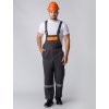 Костюм Лигор-2 СОП (тк.Смесовая,210) п/к, т.серый/оранжевый