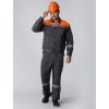 Костюм Лигор-2 СОП (тк.Смесовая,210) п/к, т.серый/оранжевый