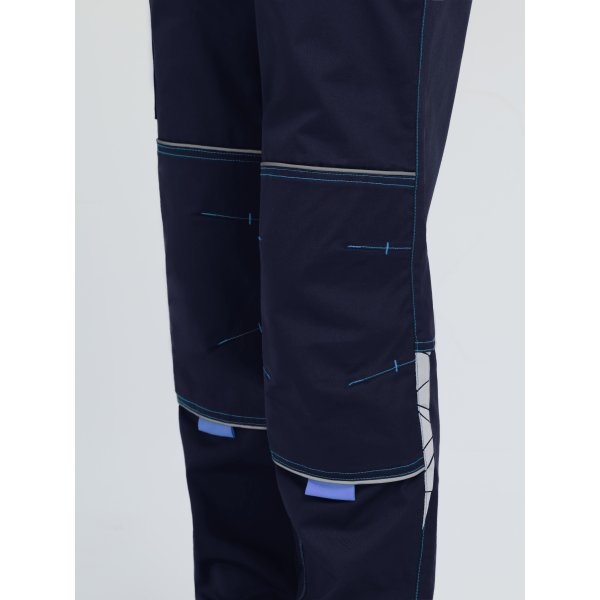 Брюки женские ProfLineSpecialist (тк.Смесовая,240), т.синий/васильковый